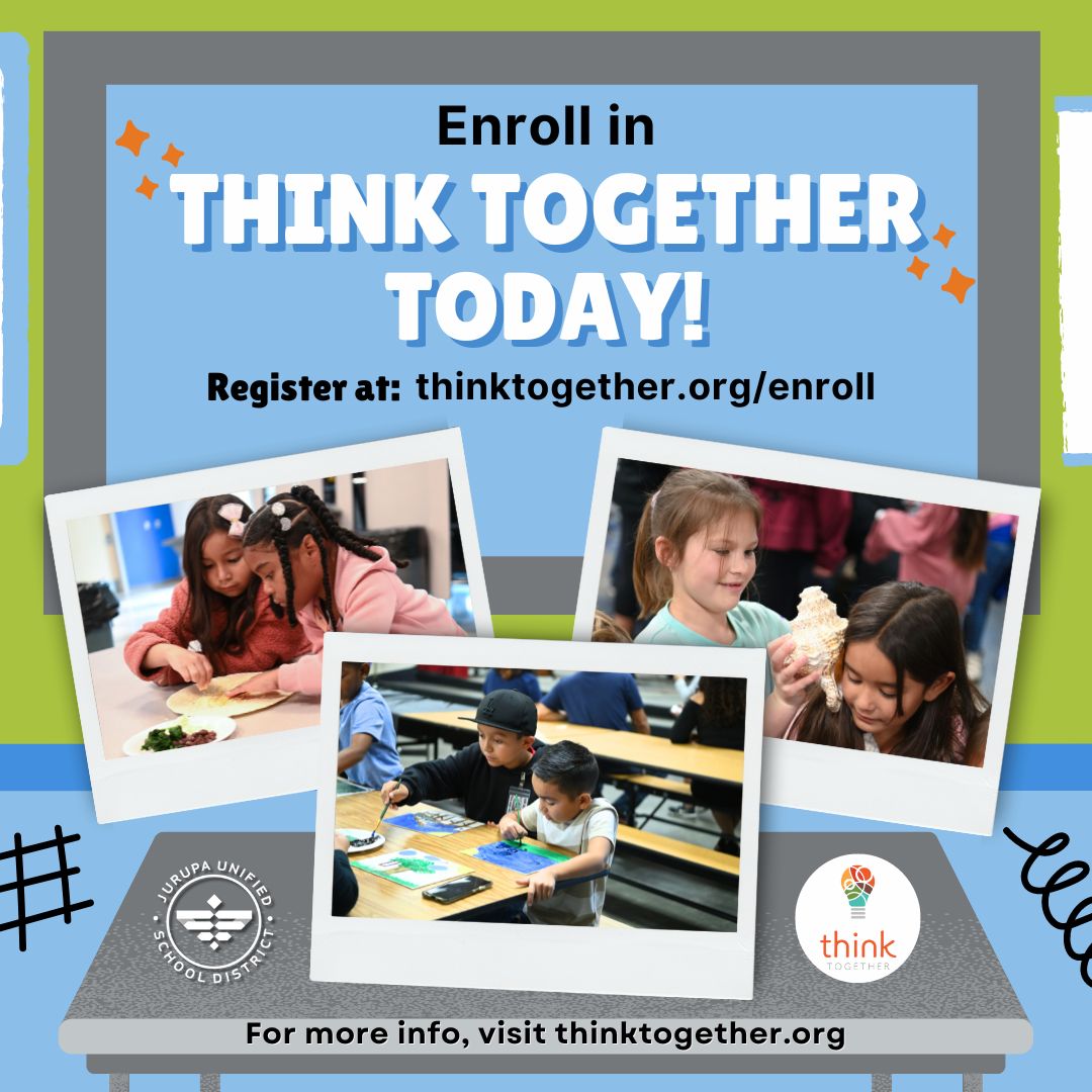 English Flyer for Think Together Enrollment