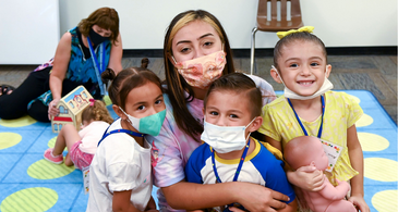 Glen Avon preschool students