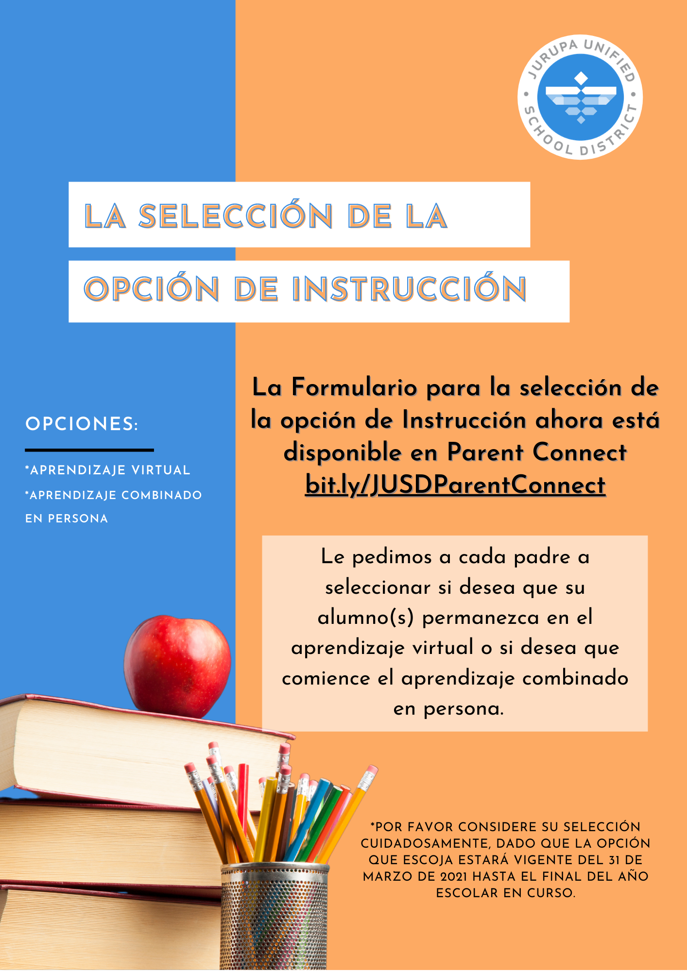 Parent Selection Form Spanish