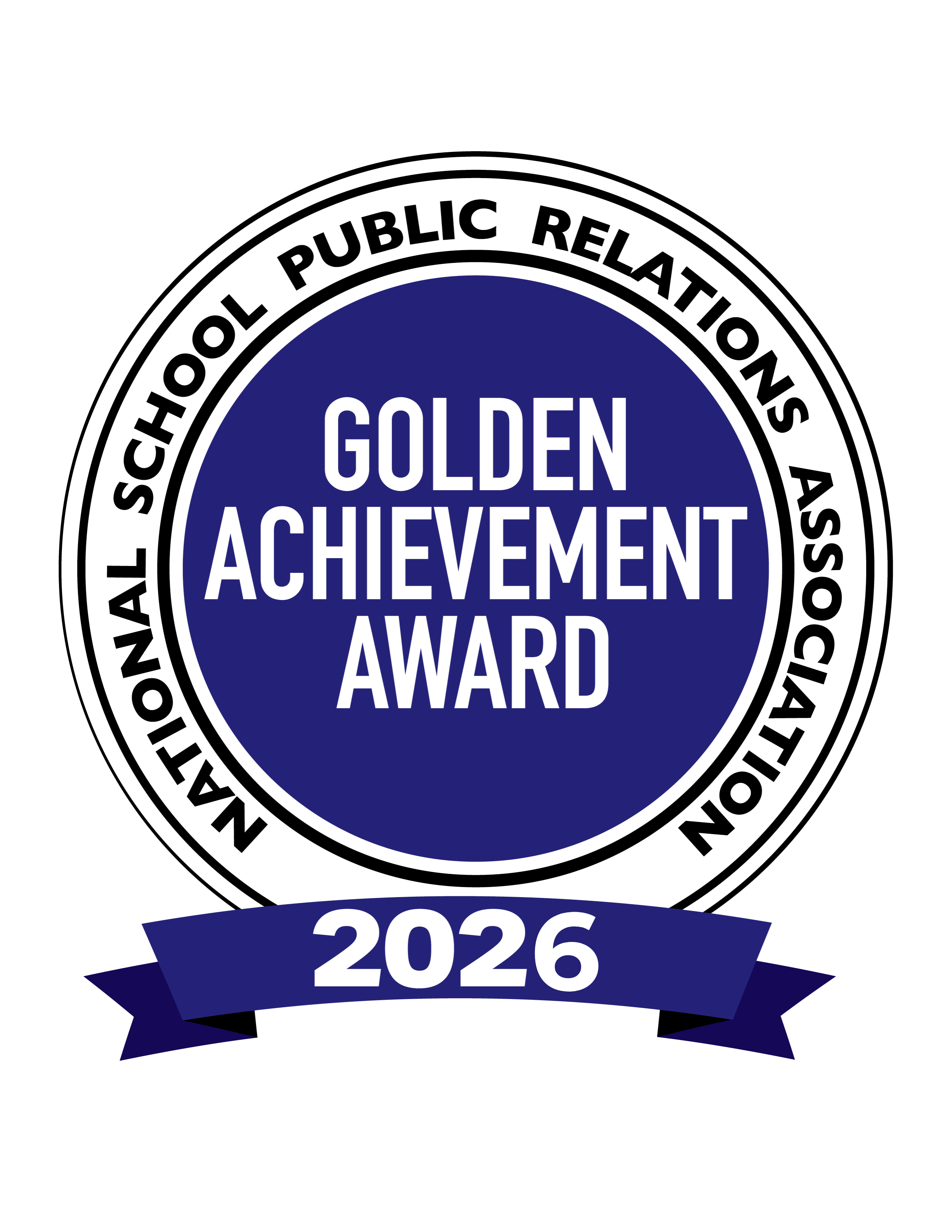 2026 golden achievement badge from NSPRA
