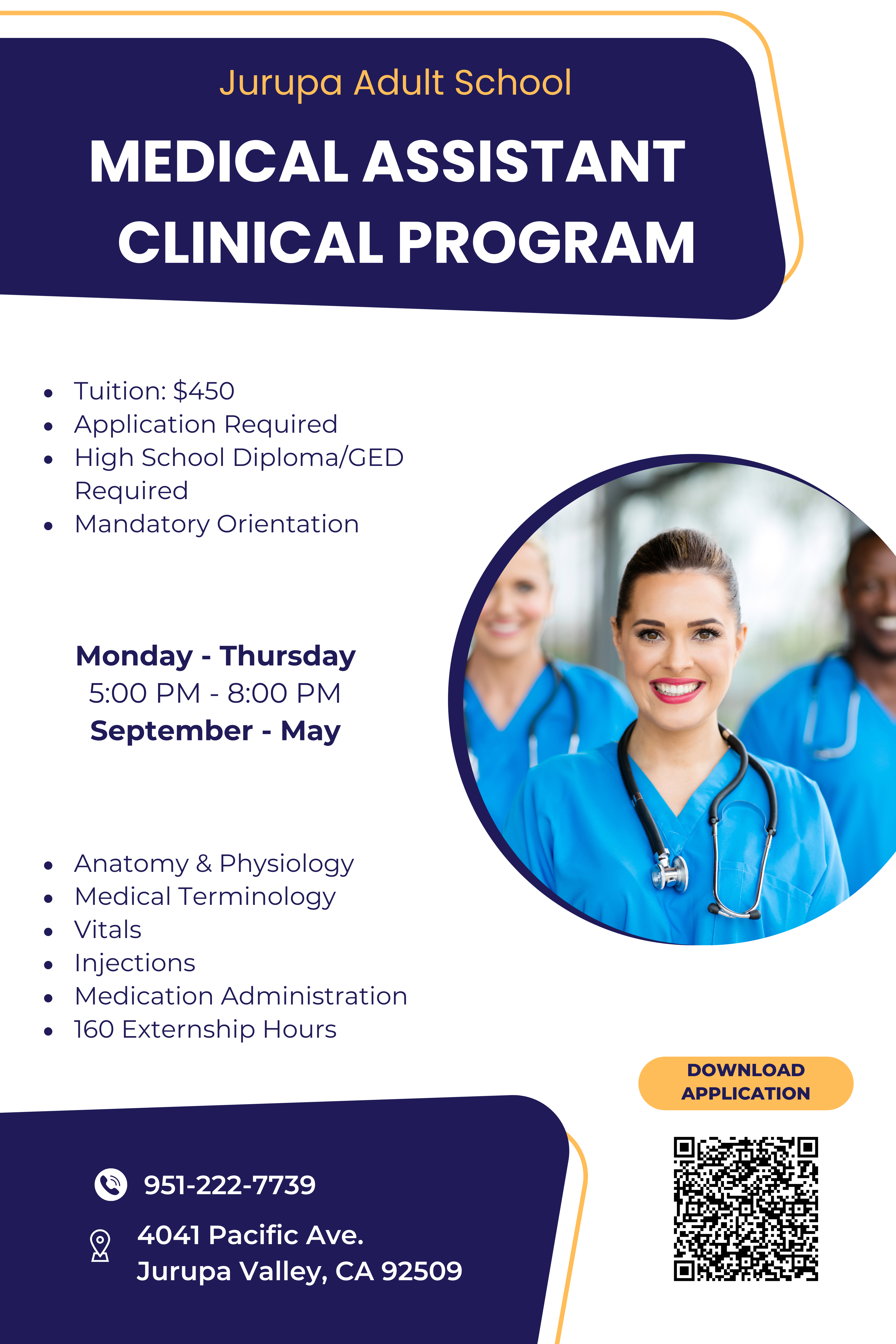 Medical Assistant Program Flyer