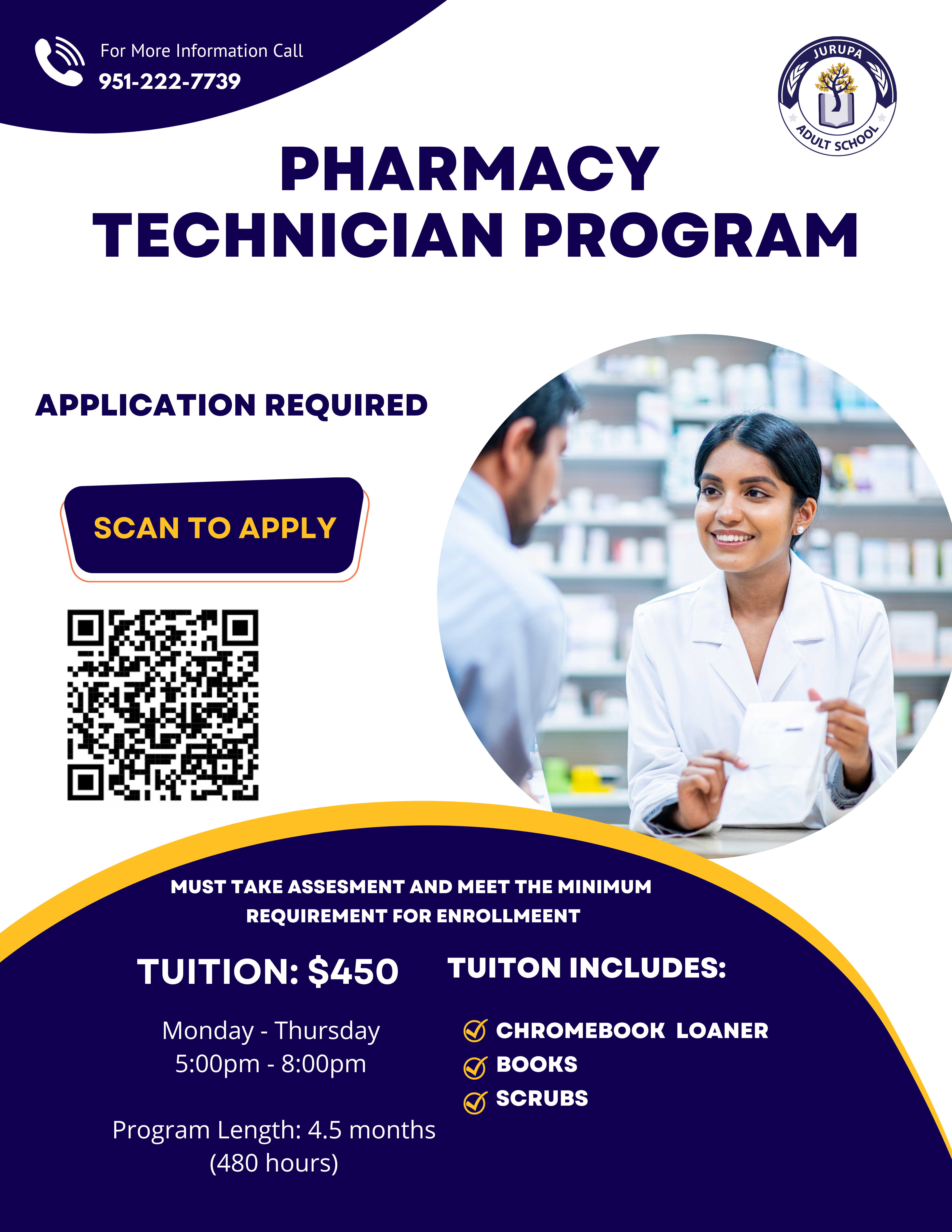 Pharmacy Technician Program Flyer
