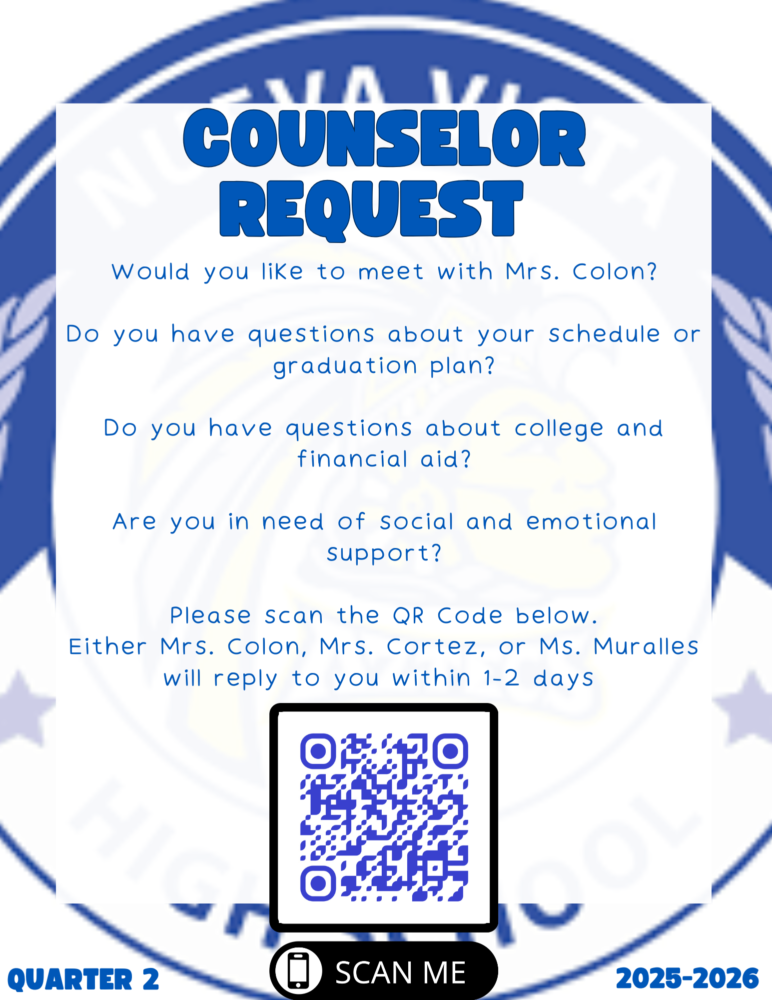 Counselor Request
