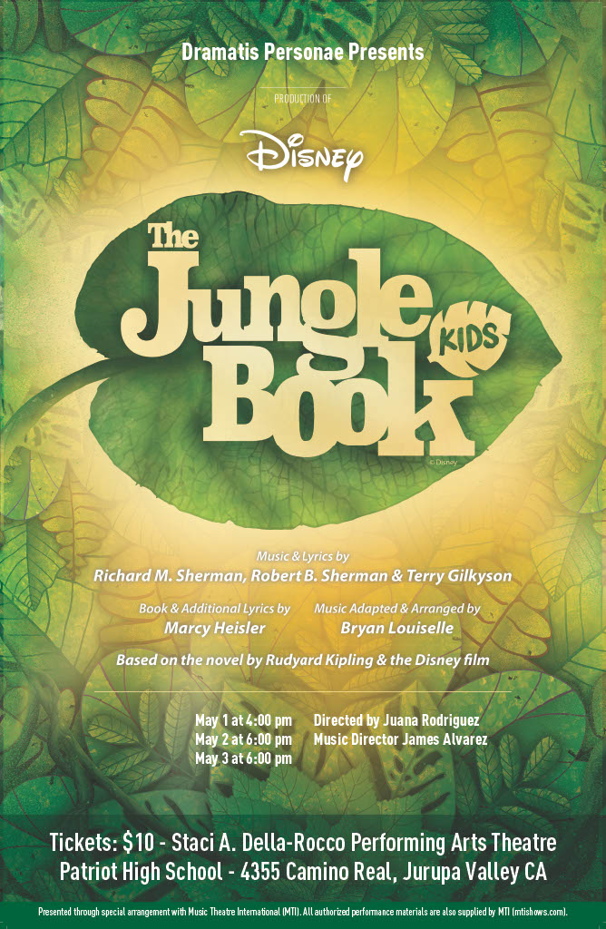 Jungle Book. may 1-3