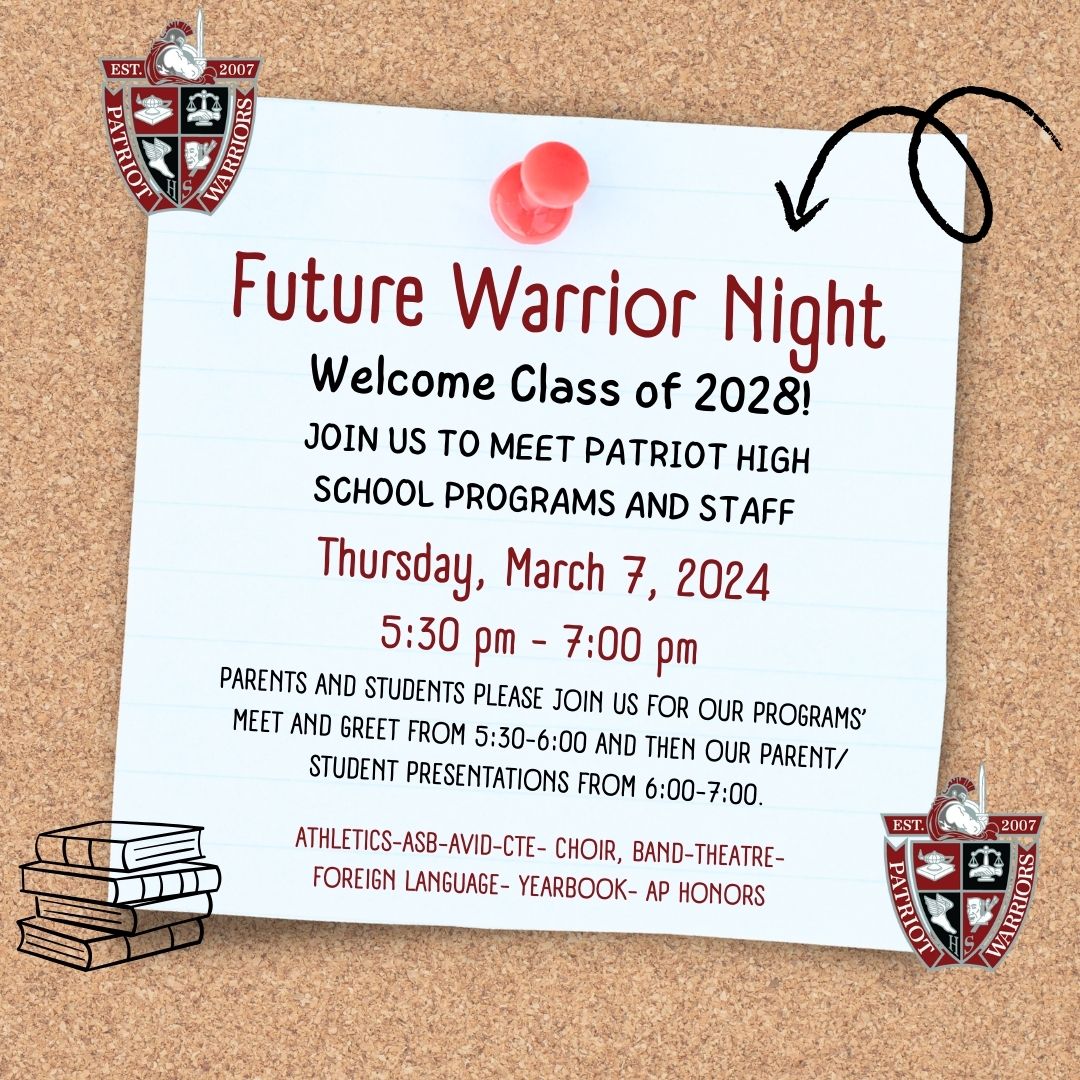 Flyer for Futur Warrior Might English 