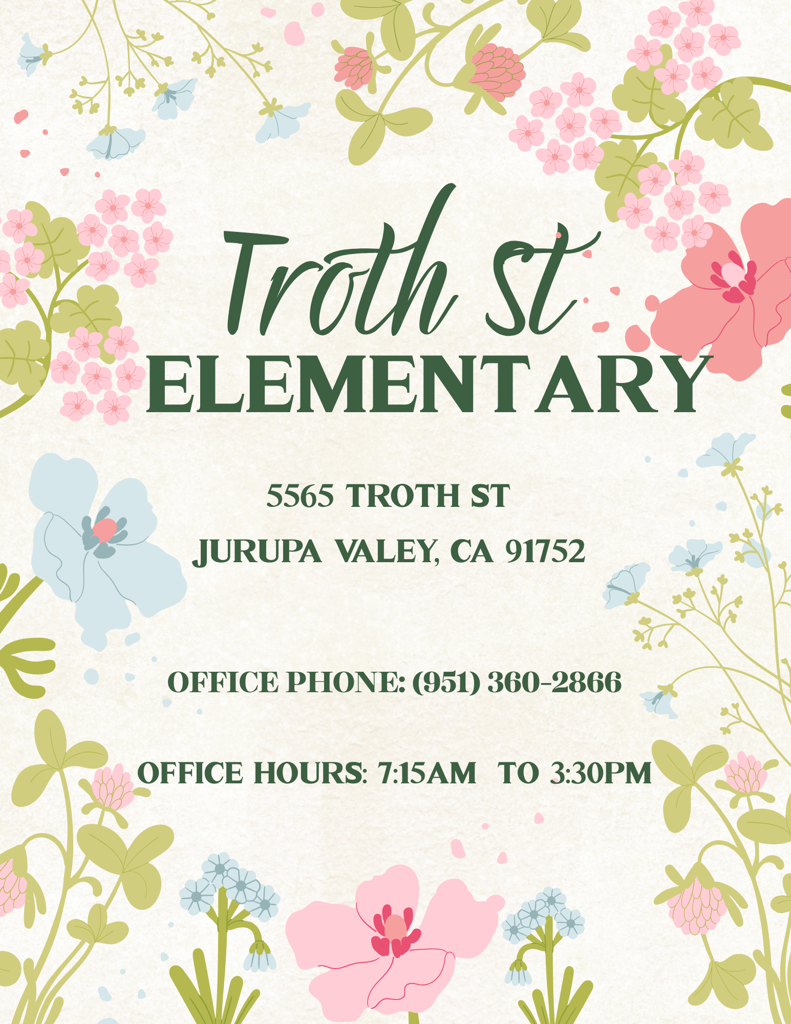 Green and Pink Floral Illustrated Spring Festival Flyer.png