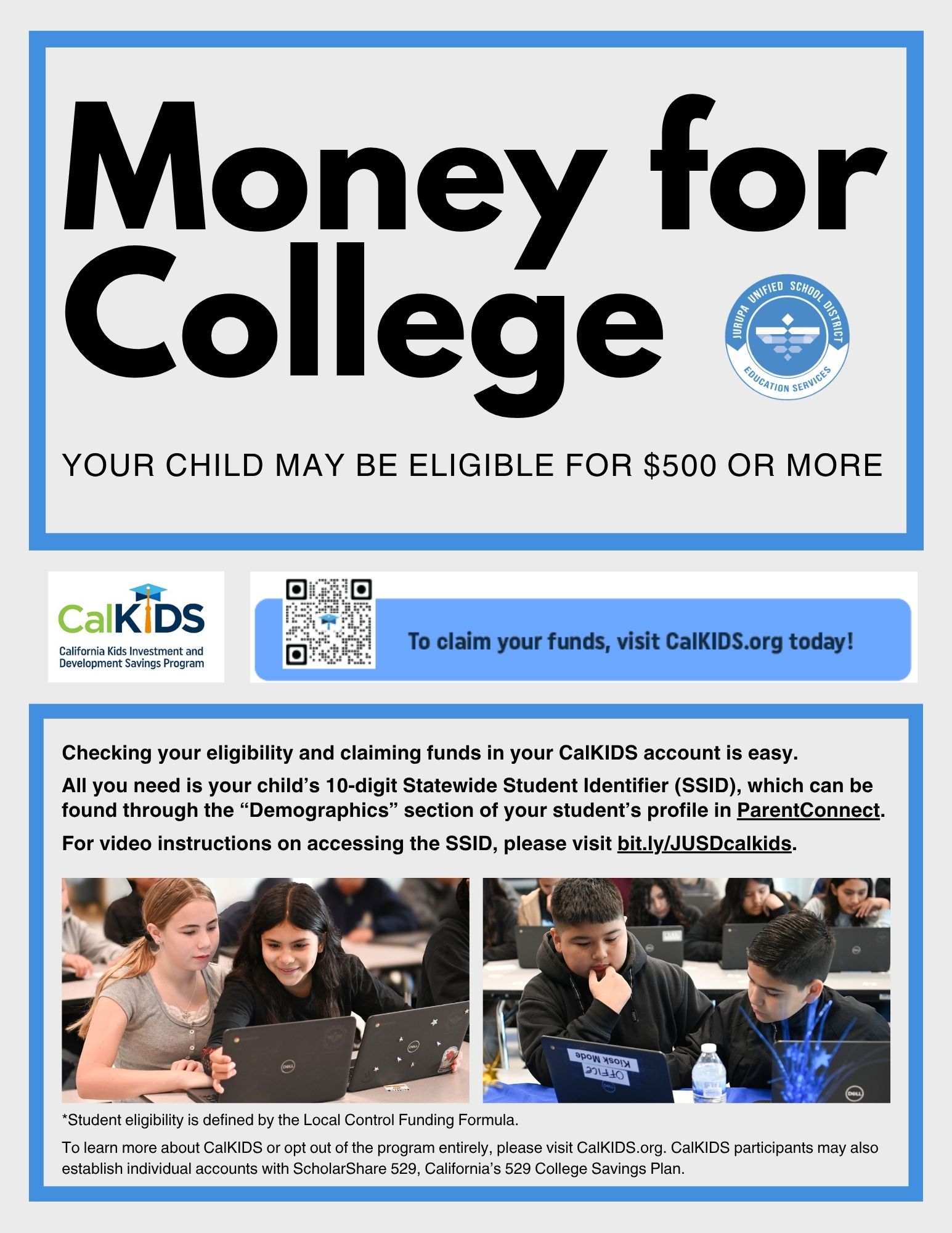 CalKids Parent Flyer